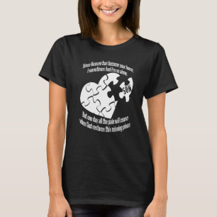 Missing Piece Son My Guardian Angel Memorial Day M T-Shirt