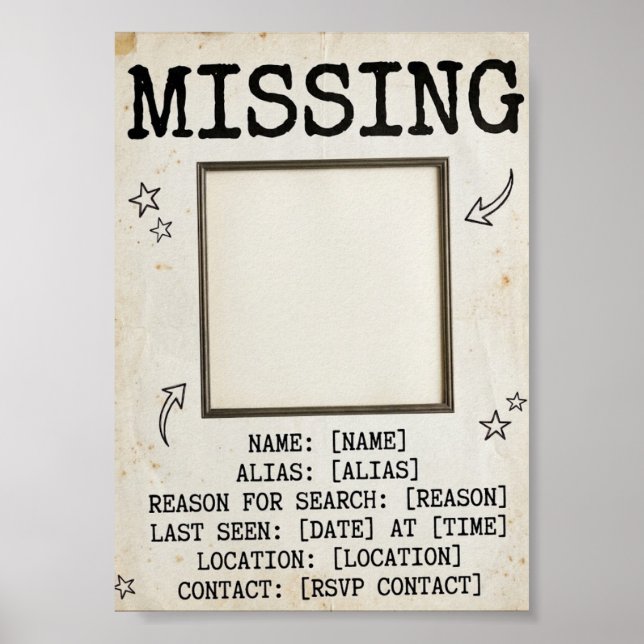 Missing Poster COSTUMIZED (Front)