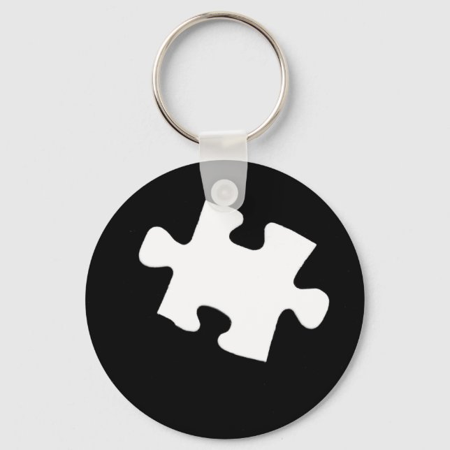 Missing Puzzle Piece Keychain (Front)