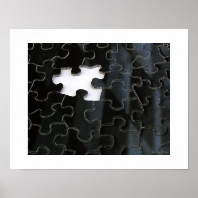 Missing Puzzle Piece Poster (Front)