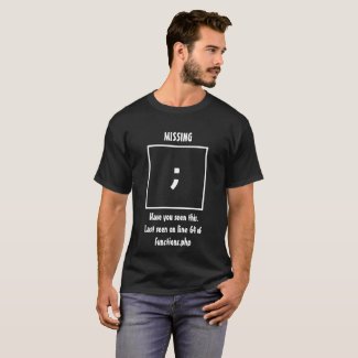 Missing Semicolon T-Shirt
