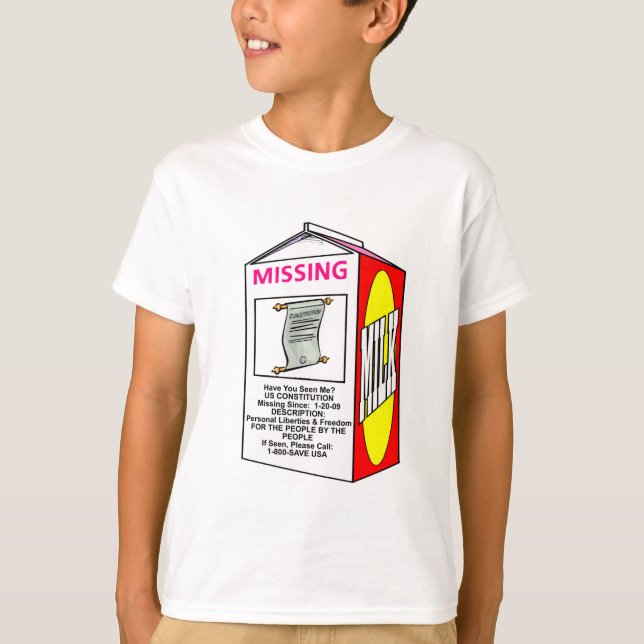 Missing:  US CONSTITUTION T-Shirt (Front)