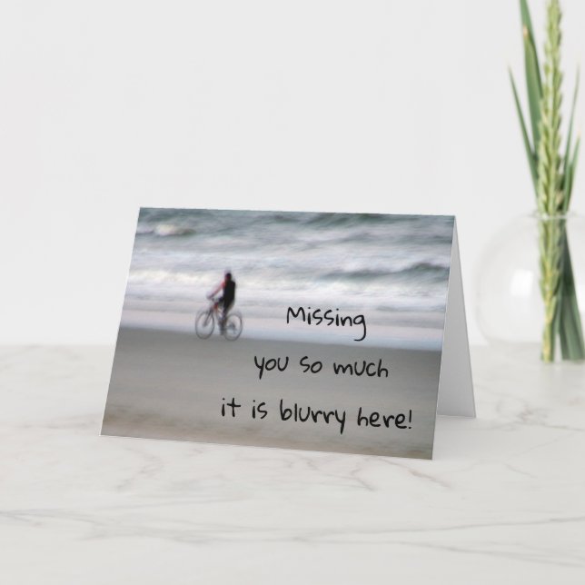 **MISSING YOU** AT CHRISTMAS HOLIDAY CARD (Front)