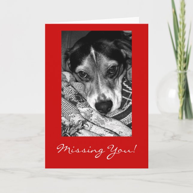 Missing You! Card (Front)