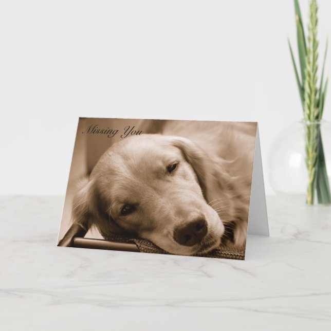 Missing You Card (Front)