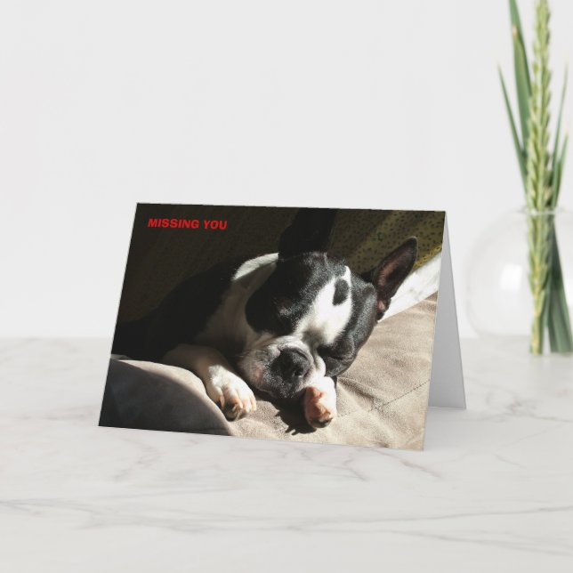 MISSING YOU CARD (Front)