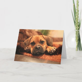 Missing you card