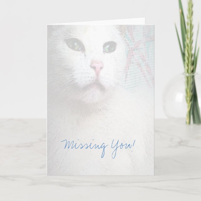 Missing You! Card (Front)