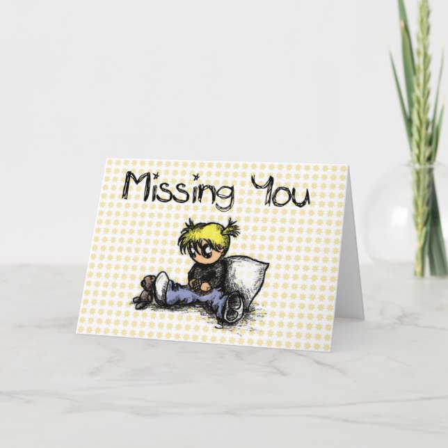 Missing You Card (Front)