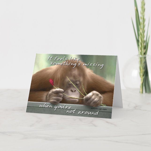 Missing You Card (Front)