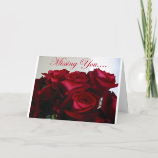 Missing You Card