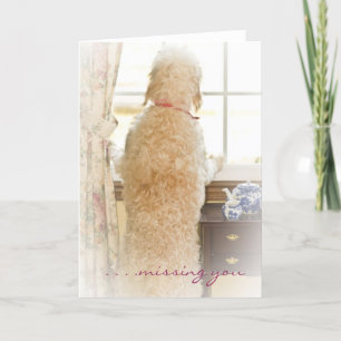 Missing You - Card - Pet Dog