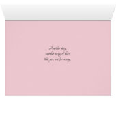 Missing You Chrysanthemum Macro Photo Note Card (Inside Horizontal (Bottom))