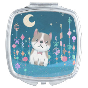 Missing You: French Bulldog Compact Mirror