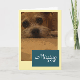 Missing You Greeting Card