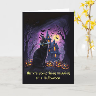 Missing You Miss You Happy Halloween Card
