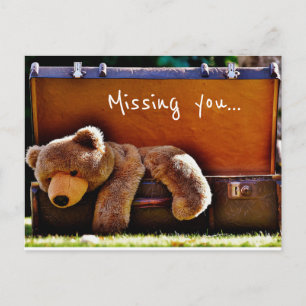 Missing you postcard