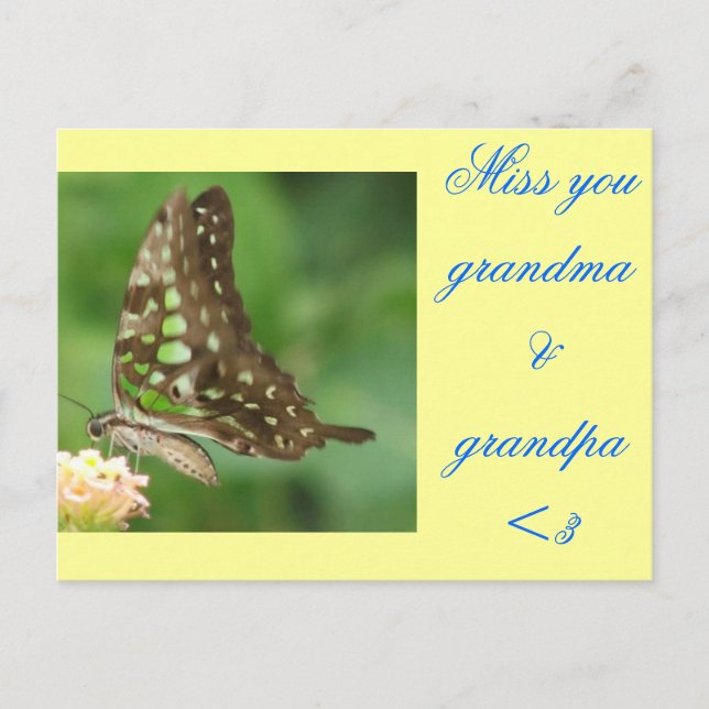 MISSING YOU POSTCARD (Front)