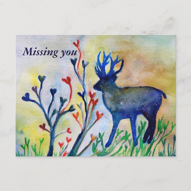 Missing you Postcard (Front)