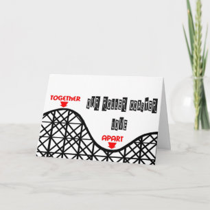 Missing You Roller Coaster Card