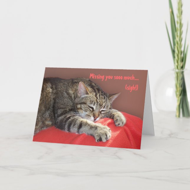 Missing you sooo much card (Front)