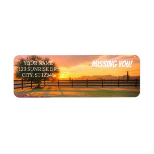 MISSING YOU, SUNRISE LABEL