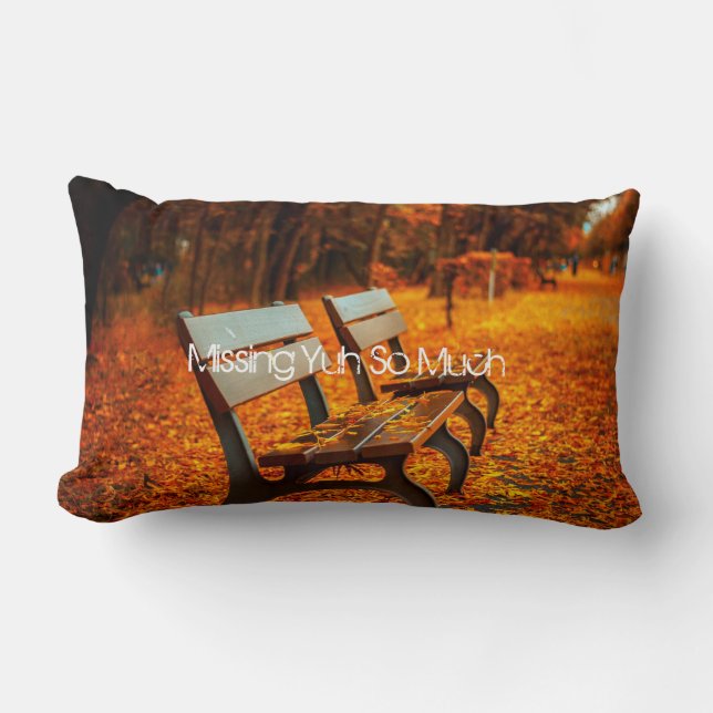 Missing Yuh So Much Lumbar Pillow (Front)
