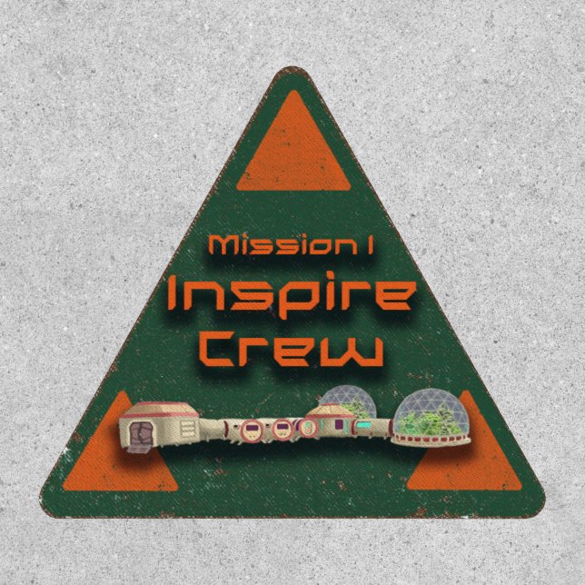 Mission 1 Inspire Crew Patch (Edge of the Galaxy) (Front)