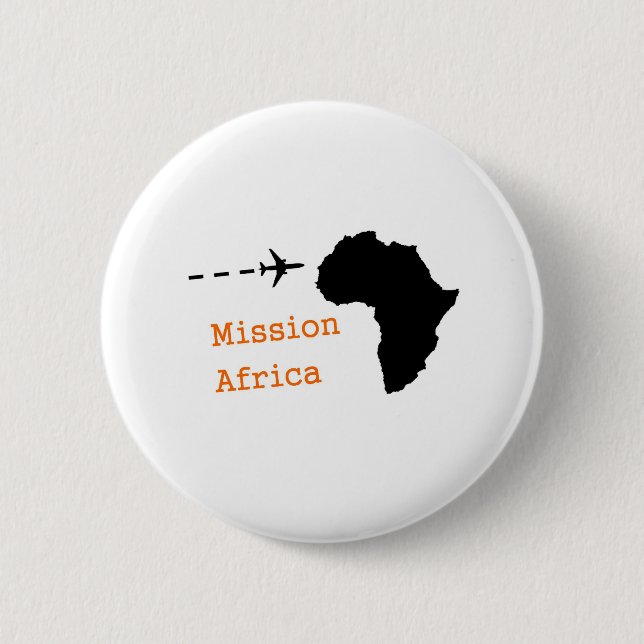 Mission Africa Pinback Button (Front)