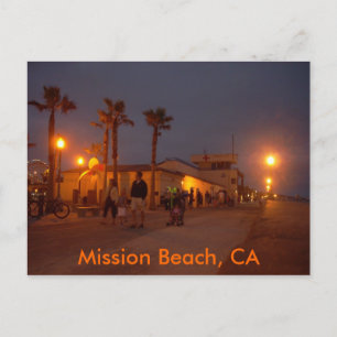 Mission Beach, CA Postcard
