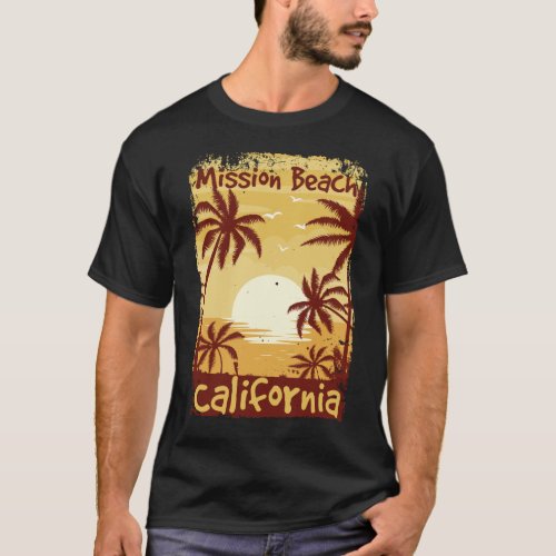 Mission Beach California T_Shirt