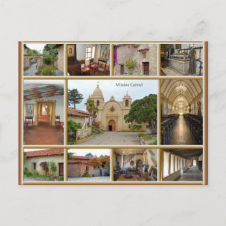 Mission Carmel Postcard