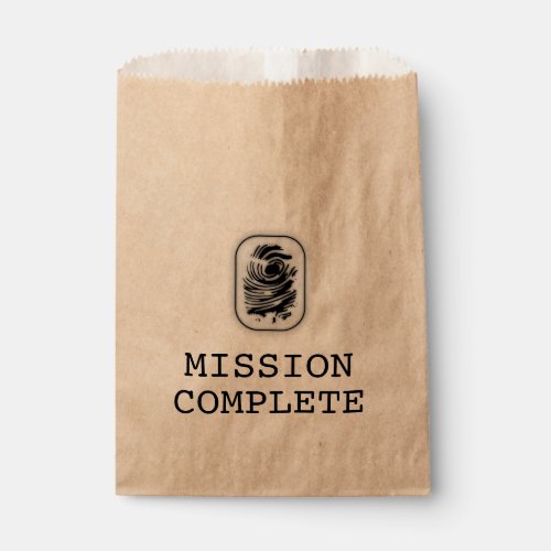 MISSION COMPLETE FAVOR BAG