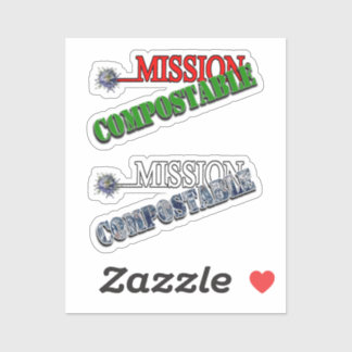 Mission: COMPOSTABLE Sticker