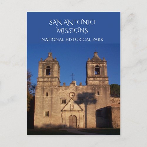 Mission Concepcin Church San Antonio Missions NHP Postcard