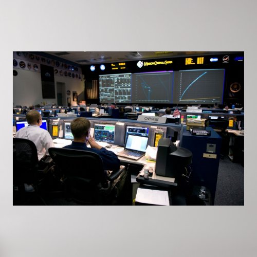 Mission Control Center Poster