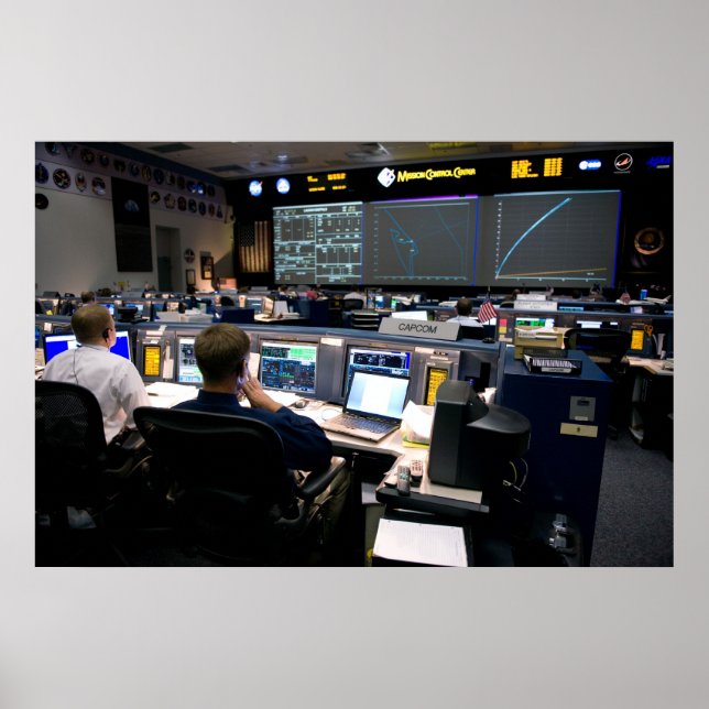 Mission Control Center Poster (Front)