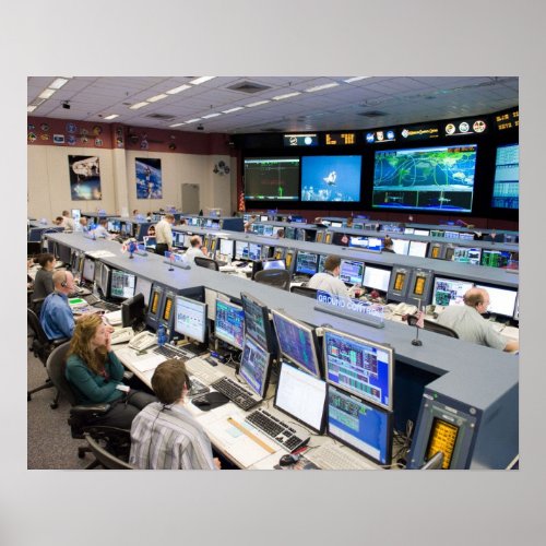 Mission Control Center Poster