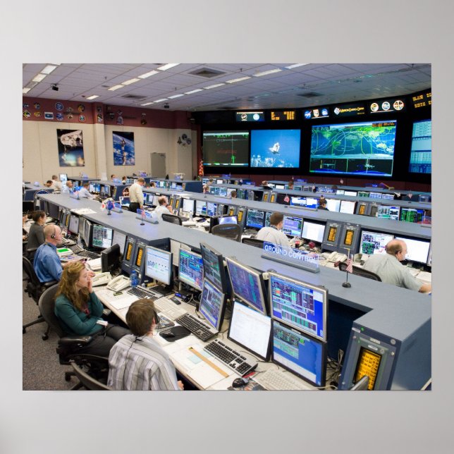 Mission Control Center Poster (Front)