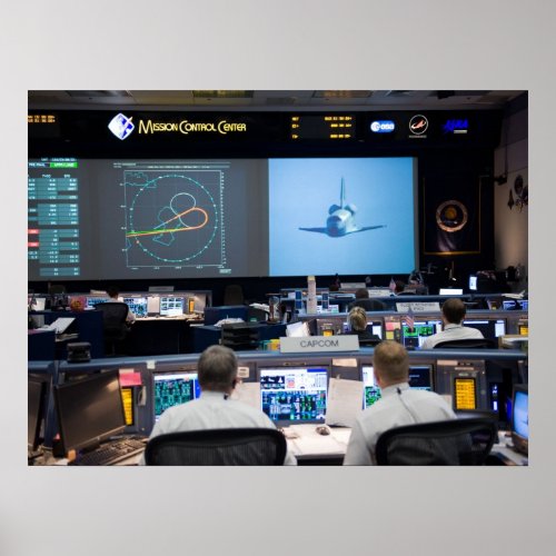 Mission Control Center Poster