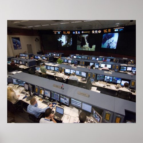 Mission Control Center Poster