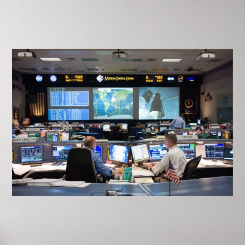 Mission Control Center Poster