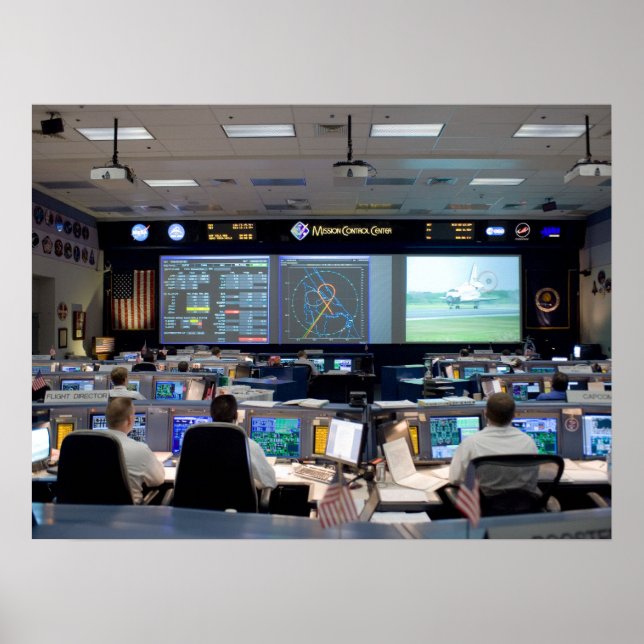 Mission Control Center Poster (Front)