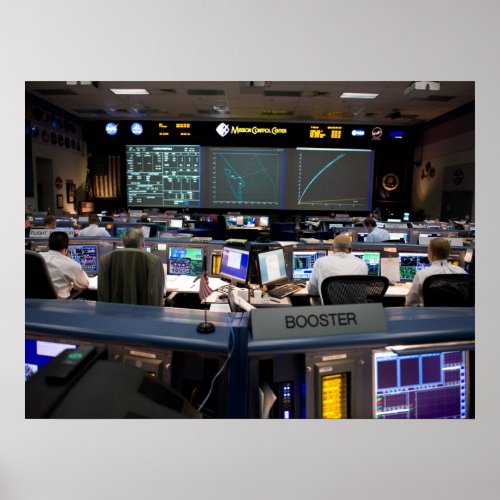 Mission Control Center Poster