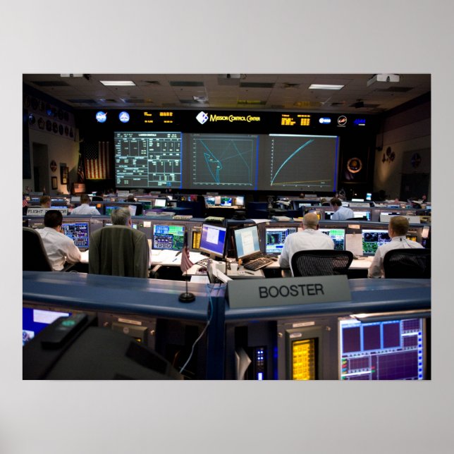 Mission Control Center Poster (Front)