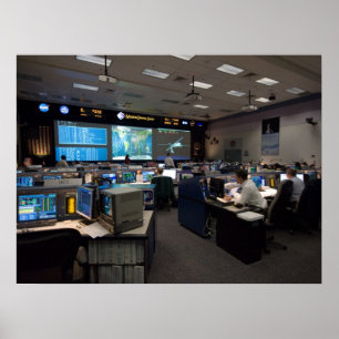 Mission Control Center (STS-119) Poster