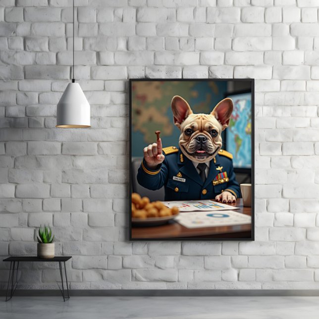 Mission Control: Frenchie With a Plan Poster (Creator Uploaded)