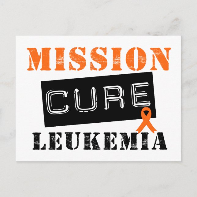 Mission Cure Leukemia Postcard (Front)