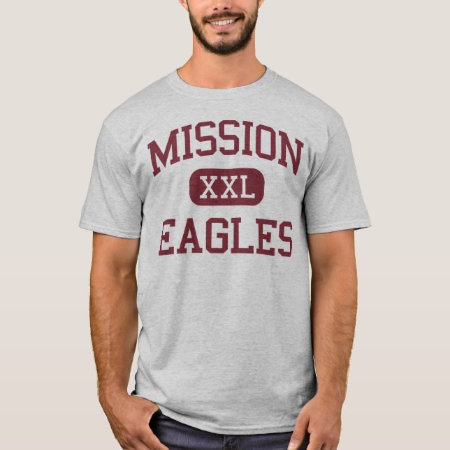 Mission - Eagles - High School - Mission Texas T-Shirt (Front)