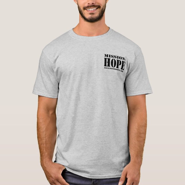 MISSION: HOPE Basic Pocket T-Shirt (Front)